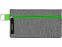 Универсальный пенал из переработанного полиэстера RPET Holder, серый/зеленый с логотипом в Санкт-Петербурге заказать по выгодной цене в кибермаркете AvroraStore