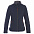 Куртка софтшелл женская TRIAL LADY, темно-синяя с логотипом в Санкт-Петербурге заказать по выгодной цене в кибермаркете AvroraStore