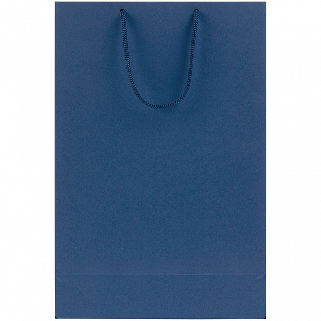 Пакет бумажный Porta, средний, синий с логотипом в Санкт-Петербурге заказать по выгодной цене в кибермаркете AvroraStore
