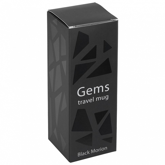 Термостакан Gems Black Morion, черный морион с логотипом в Санкт-Петербурге заказать по выгодной цене в кибермаркете AvroraStore