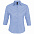 Рубашка женская с рукавом 3/4 EFFECT 140, голубая с логотипом в Санкт-Петербурге заказать по выгодной цене в кибермаркете AvroraStore