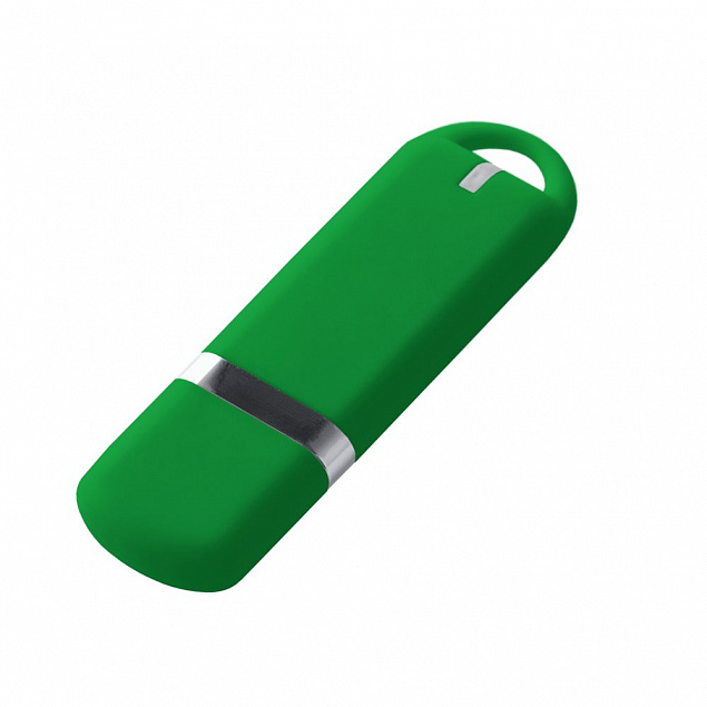 Флешка Memo, 8 Гб, зеленая с логотипом в Санкт-Петербурге заказать по выгодной цене в кибермаркете AvroraStore