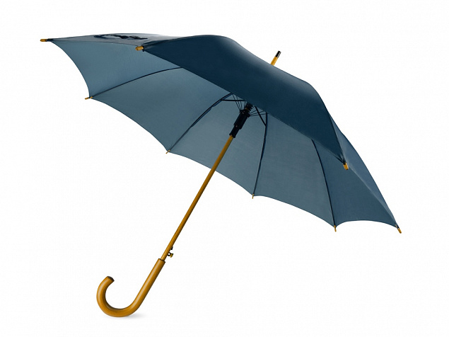 Зонт-трость Радуга, синий с логотипом в Санкт-Петербурге заказать по выгодной цене в кибермаркете AvroraStore