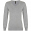 Пуловер женский Glory Women, серый меланж с логотипом в Санкт-Петербурге заказать по выгодной цене в кибермаркете AvroraStore