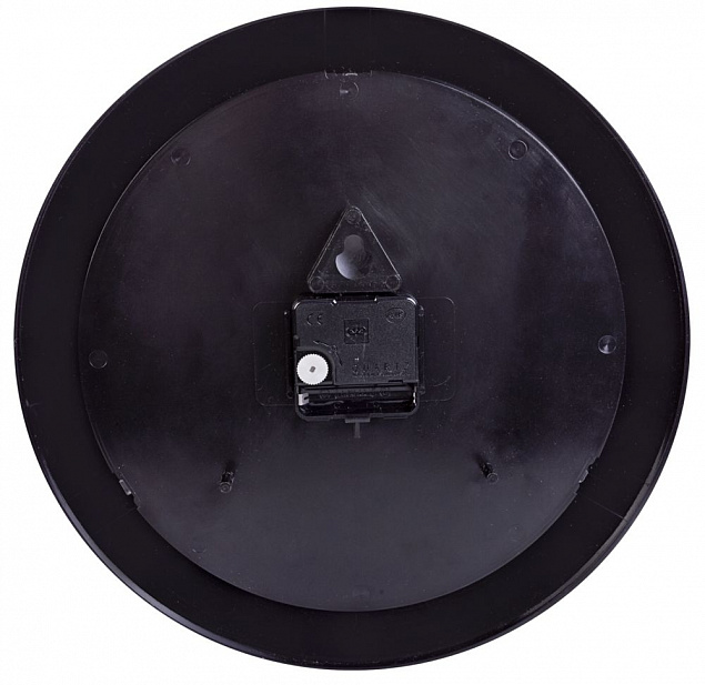 Часы настенные Vivid large, черные с логотипом в Санкт-Петербурге заказать по выгодной цене в кибермаркете AvroraStore