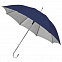 Зонт-трость SILVER, пластиковая ручка, полуавтомат с логотипом в Санкт-Петербурге заказать по выгодной цене в кибермаркете AvroraStore