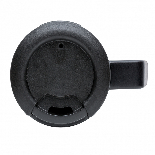 Термокружка с ручкой Coffee-to-go, черный с логотипом в Санкт-Петербурге заказать по выгодной цене в кибермаркете AvroraStore