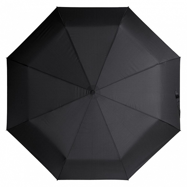 Складной зонт Unit Classic, черный с логотипом в Санкт-Петербурге заказать по выгодной цене в кибермаркете AvroraStore