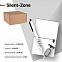 Набор подарочный SILENT-ZONE: бизнес-блокнот, ручка, наушники, коробка, стружка, бело-черный с логотипом в Санкт-Петербурге заказать по выгодной цене в кибермаркете AvroraStore