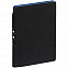 Ежедневник Flexpen Black, недатированный, черный с синим с логотипом в Санкт-Петербурге заказать по выгодной цене в кибермаркете AvroraStore