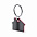Брелок ZOSIN, нержав. сталь, красный, 4.2 х 3.7 х 0.4см с логотипом в Санкт-Петербурге заказать по выгодной цене в кибермаркете AvroraStore