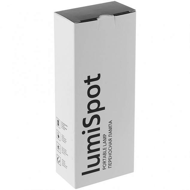 Переносная лампа lumiSpot, белая с логотипом в Санкт-Петербурге заказать по выгодной цене в кибермаркете AvroraStore