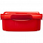 Ланчбокс Cube, красный с логотипом в Санкт-Петербурге заказать по выгодной цене в кибермаркете AvroraStore