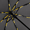 Зонт складной AOC Mini с цветными спицами, желтый с логотипом в Санкт-Петербурге заказать по выгодной цене в кибермаркете AvroraStore