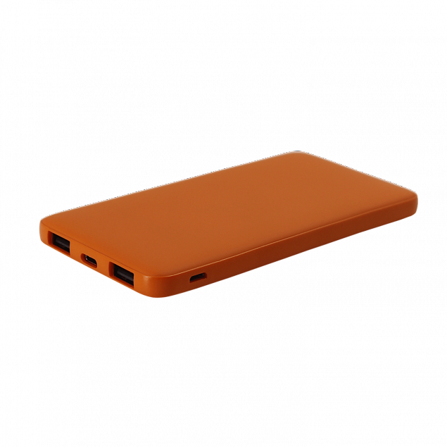 Внешний аккумулятор Bplanner Power 1 ST, софт-тач, 5000 mAh (оранжевый) с логотипом в Санкт-Петербурге заказать по выгодной цене в кибермаркете AvroraStore