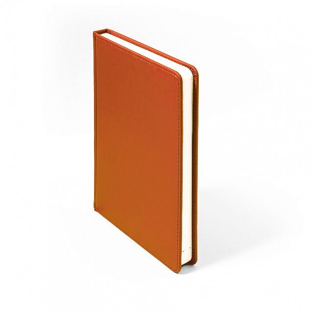 Ежедневник недатированный Campbell, А5,  оранжевый, белый блок с логотипом в Санкт-Петербурге заказать по выгодной цене в кибермаркете AvroraStore