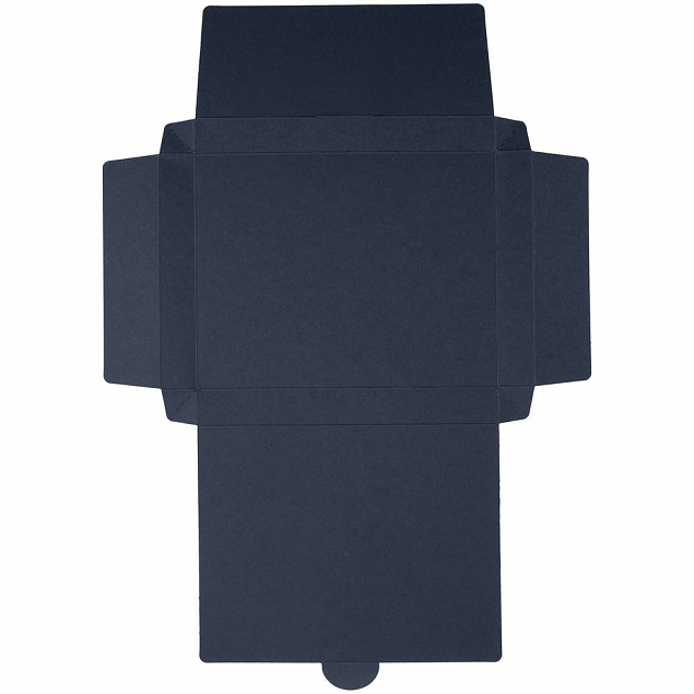 Коробка самосборная Flacky Slim, синяя с логотипом в Санкт-Петербурге заказать по выгодной цене в кибермаркете AvroraStore