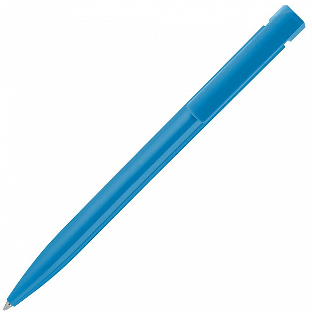 Ручка шариковая Liberty Polished, голубая с логотипом в Санкт-Петербурге заказать по выгодной цене в кибермаркете AvroraStore