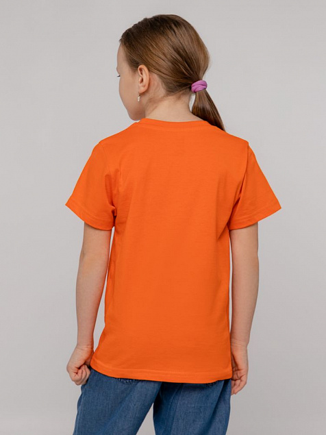 Футболка детская T-Bolka Kids, оранжевая с логотипом в Санкт-Петербурге заказать по выгодной цене в кибермаркете AvroraStore