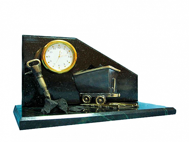 Настольный часы «Угольный натюрморт» с логотипом в Санкт-Петербурге заказать по выгодной цене в кибермаркете AvroraStore