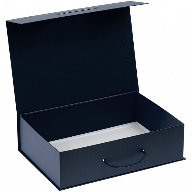 Коробка Case, подарочная, синяя с логотипом в Санкт-Петербурге заказать по выгодной цене в кибермаркете AvroraStore