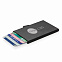 Алюминиевый держатель для карт C-Secure, черный с логотипом в Санкт-Петербурге заказать по выгодной цене в кибермаркете AvroraStore