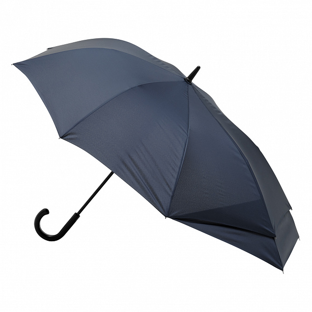 Зонт-трость Dune, синий с логотипом в Санкт-Петербурге заказать по выгодной цене в кибермаркете AvroraStore