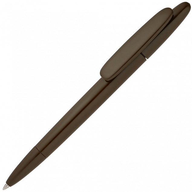 Ручка шариковая Prodir DS5 TJJ Regenerated, серо-коричневая с логотипом в Санкт-Петербурге заказать по выгодной цене в кибермаркете AvroraStore