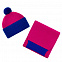 Шапка Snappy, розовая (фуксия) с синим с логотипом в Санкт-Петербурге заказать по выгодной цене в кибермаркете AvroraStore