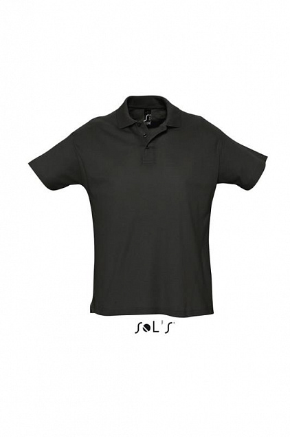 Джемпер (рубашка-поло) SUMMER II мужская,Черный L с логотипом в Санкт-Петербурге заказать по выгодной цене в кибермаркете AvroraStore