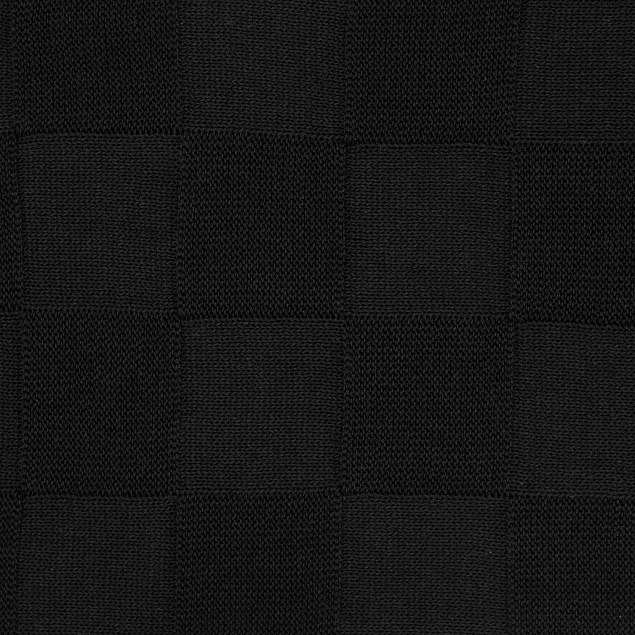 Плед Cella вязаный, черный (без подарочной коробки) с логотипом в Санкт-Петербурге заказать по выгодной цене в кибермаркете AvroraStore