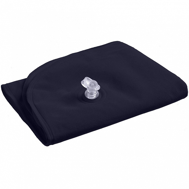Надувная подушка под шею «СКА», темно-синяя с логотипом в Санкт-Петербурге заказать по выгодной цене в кибермаркете AvroraStore