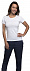 Футболка стретч женская MIAMI 170 белая с логотипом в Санкт-Петербурге заказать по выгодной цене в кибермаркете AvroraStore