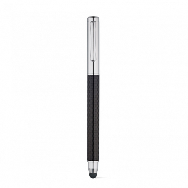 Шариковая ручка "Сантьяго", черная с логотипом в Санкт-Петербурге заказать по выгодной цене в кибермаркете AvroraStore