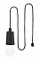 Лампа портативная Lumin, черная с логотипом в Санкт-Петербурге заказать по выгодной цене в кибермаркете AvroraStore