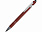 Ручка металлическая soft-touch шариковая со стилусом Sway, фиолетовый/серебристый с логотипом в Санкт-Петербурге заказать по выгодной цене в кибермаркете AvroraStore