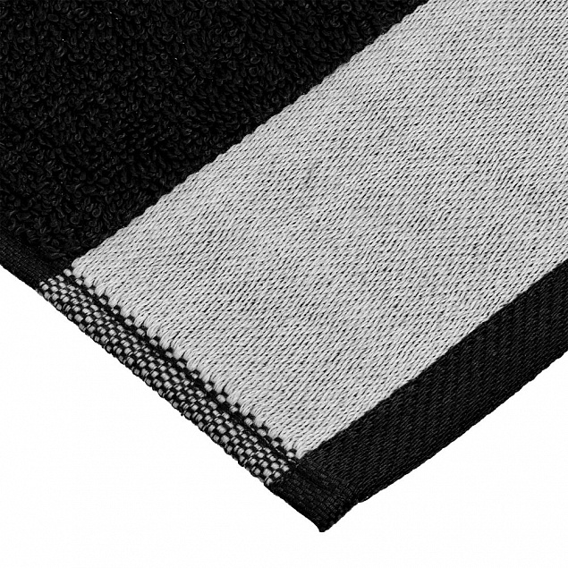 Полотенце Etude, среднее, черное с логотипом в Санкт-Петербурге заказать по выгодной цене в кибермаркете AvroraStore