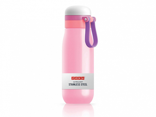 Бутылка вакуумная Zoku с логотипом в Санкт-Петербурге заказать по выгодной цене в кибермаркете AvroraStore