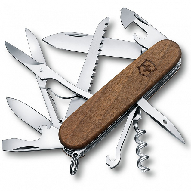 Нож перочинный Huntsman Wood 91 с логотипом в Санкт-Петербурге заказать по выгодной цене в кибермаркете AvroraStore