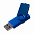 Флешка Twist Color, синяя, 16 Гб с логотипом в Санкт-Петербурге заказать по выгодной цене в кибермаркете AvroraStore