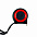 Рулетка Дрезден 3м - Красный PP с логотипом в Санкт-Петербурге заказать по выгодной цене в кибермаркете AvroraStore