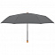 Зонт складной Nature Mini, серый с логотипом в Санкт-Петербурге заказать по выгодной цене в кибермаркете AvroraStore