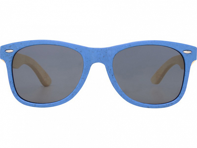 Sun Ray очки с бамбуковой оправой, process blue с логотипом в Санкт-Петербурге заказать по выгодной цене в кибермаркете AvroraStore