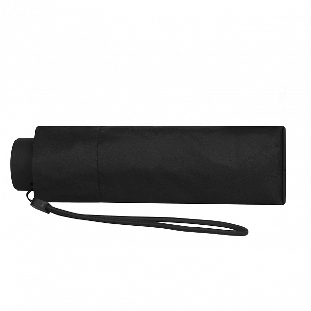 Зонт складной  Salana, черный с логотипом в Санкт-Петербурге заказать по выгодной цене в кибермаркете AvroraStore