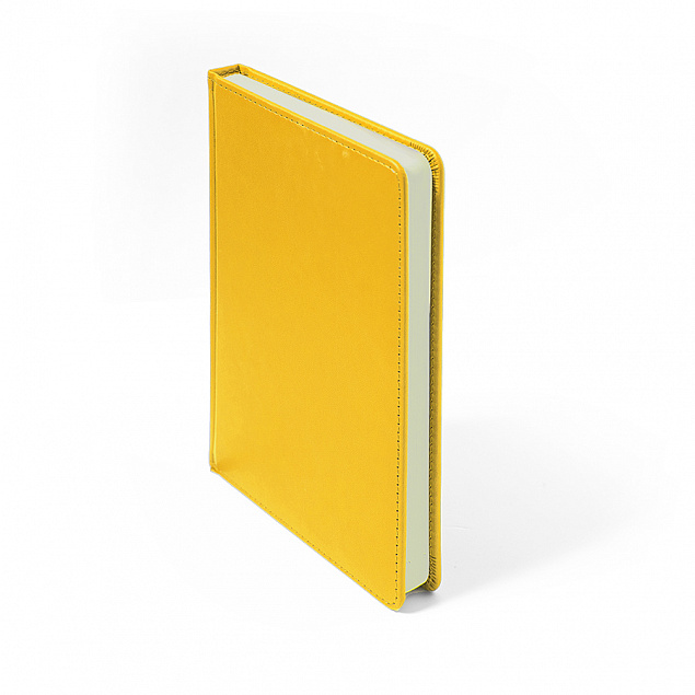 Ежедневник недатированный Campbell, А5, желтый, белый блок с логотипом в Санкт-Петербурге заказать по выгодной цене в кибермаркете AvroraStore
