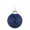 Елочный шар Stars, 8 см, синий с логотипом в Санкт-Петербурге заказать по выгодной цене в кибермаркете AvroraStore
