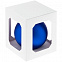 Елочный шар Finery Matt, 10 см, матовый синий с логотипом в Санкт-Петербурге заказать по выгодной цене в кибермаркете AvroraStore