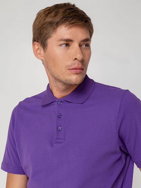 Рубашка поло Virma light, фиолетовая с логотипом в Санкт-Петербурге заказать по выгодной цене в кибермаркете AvroraStore