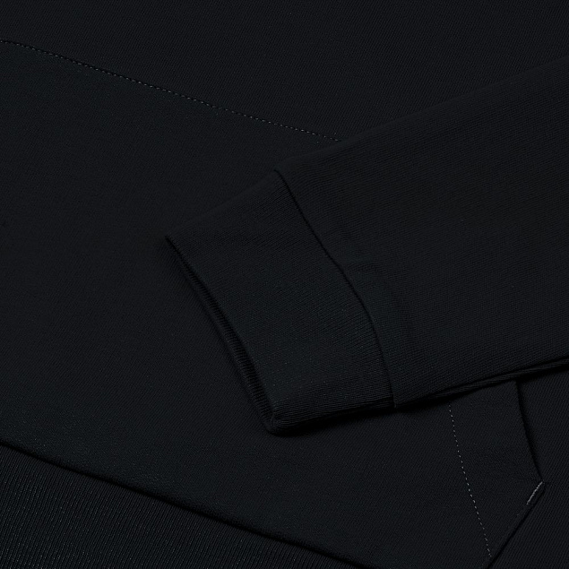 Толстовка на молнии с капюшоном Unit Siverga Heavy, черная с логотипом в Санкт-Петербурге заказать по выгодной цене в кибермаркете AvroraStore