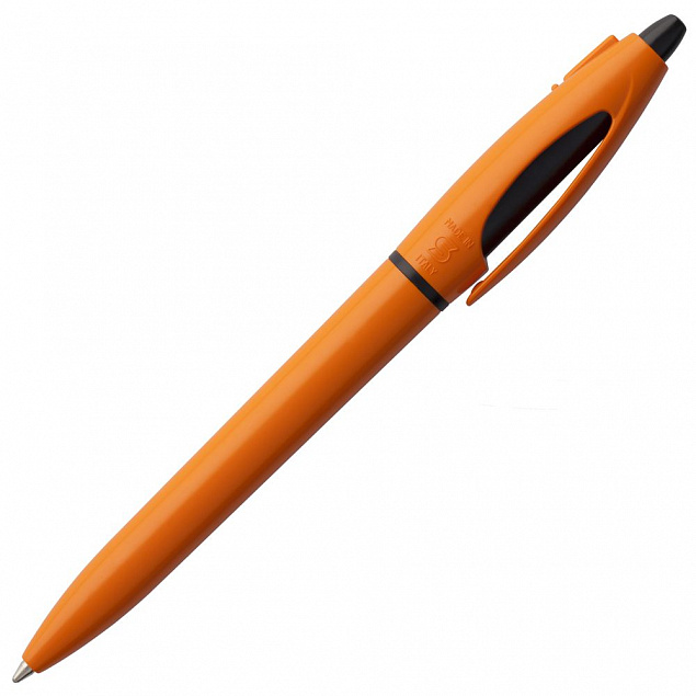 Ручка шариковая S! (Си), оранжевая с логотипом в Санкт-Петербурге заказать по выгодной цене в кибермаркете AvroraStore